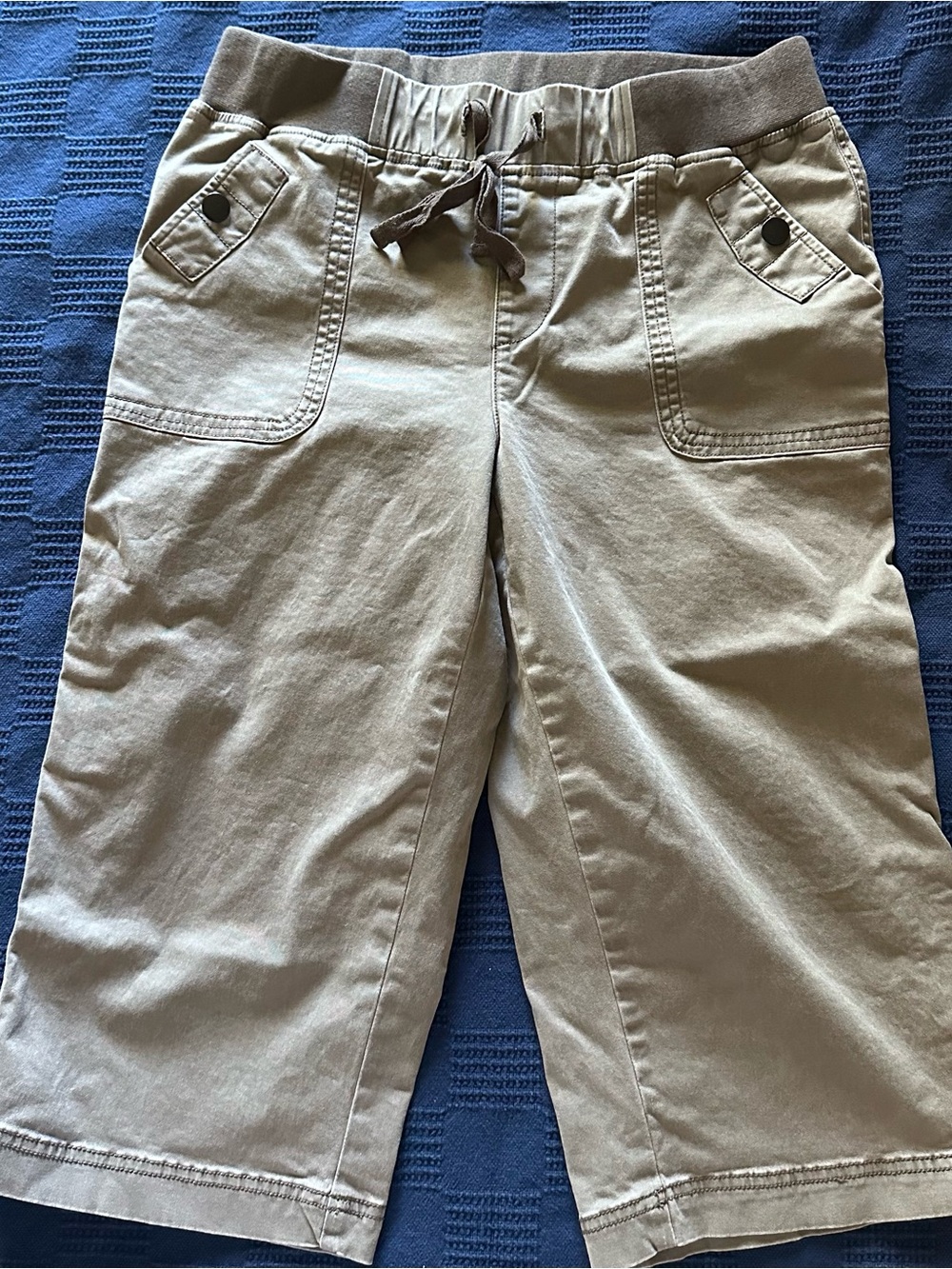 Flamingals Women's Drawstring Cargo Capris